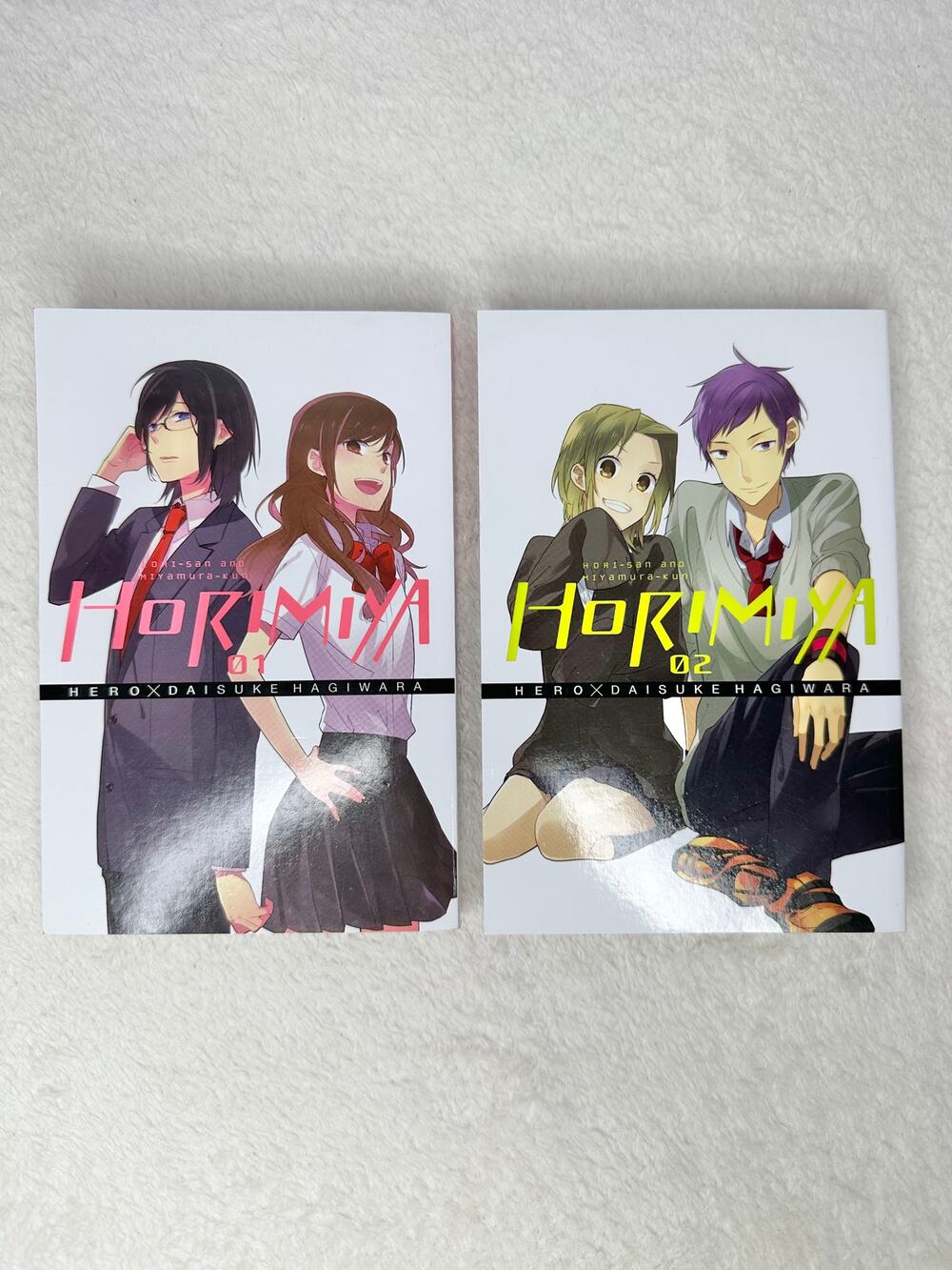 Horimiya Manga Books 1 and 2 Like New by Hero x Daisuke Hagiwara